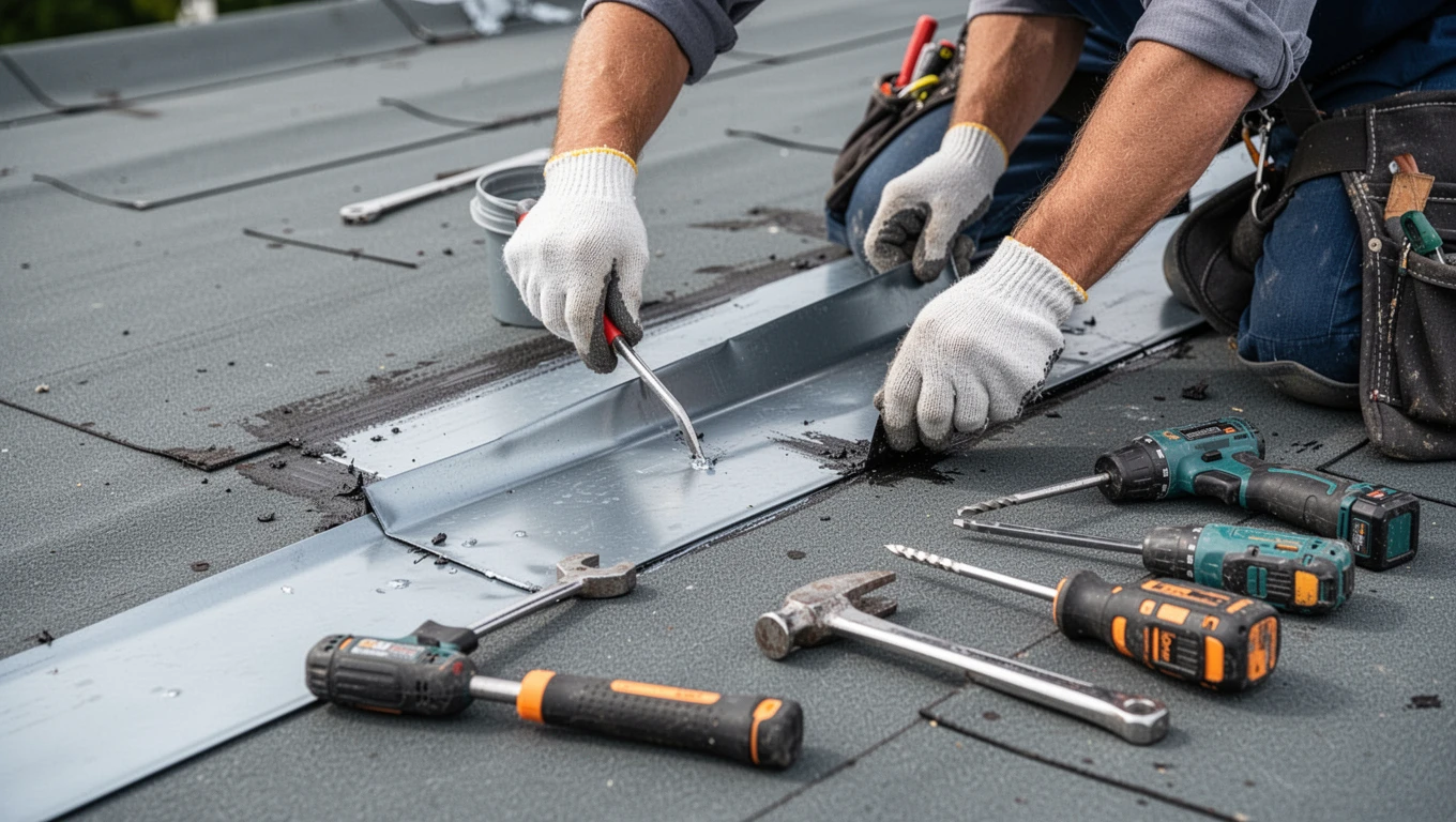 Roof Flashing Repair
